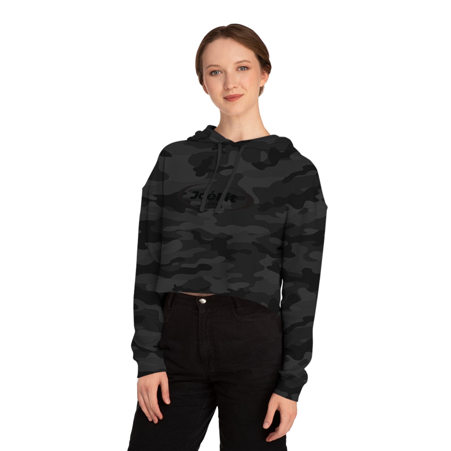 Chic Women’s Cropped Hooded Sweatshirt - JoeFit Activewear