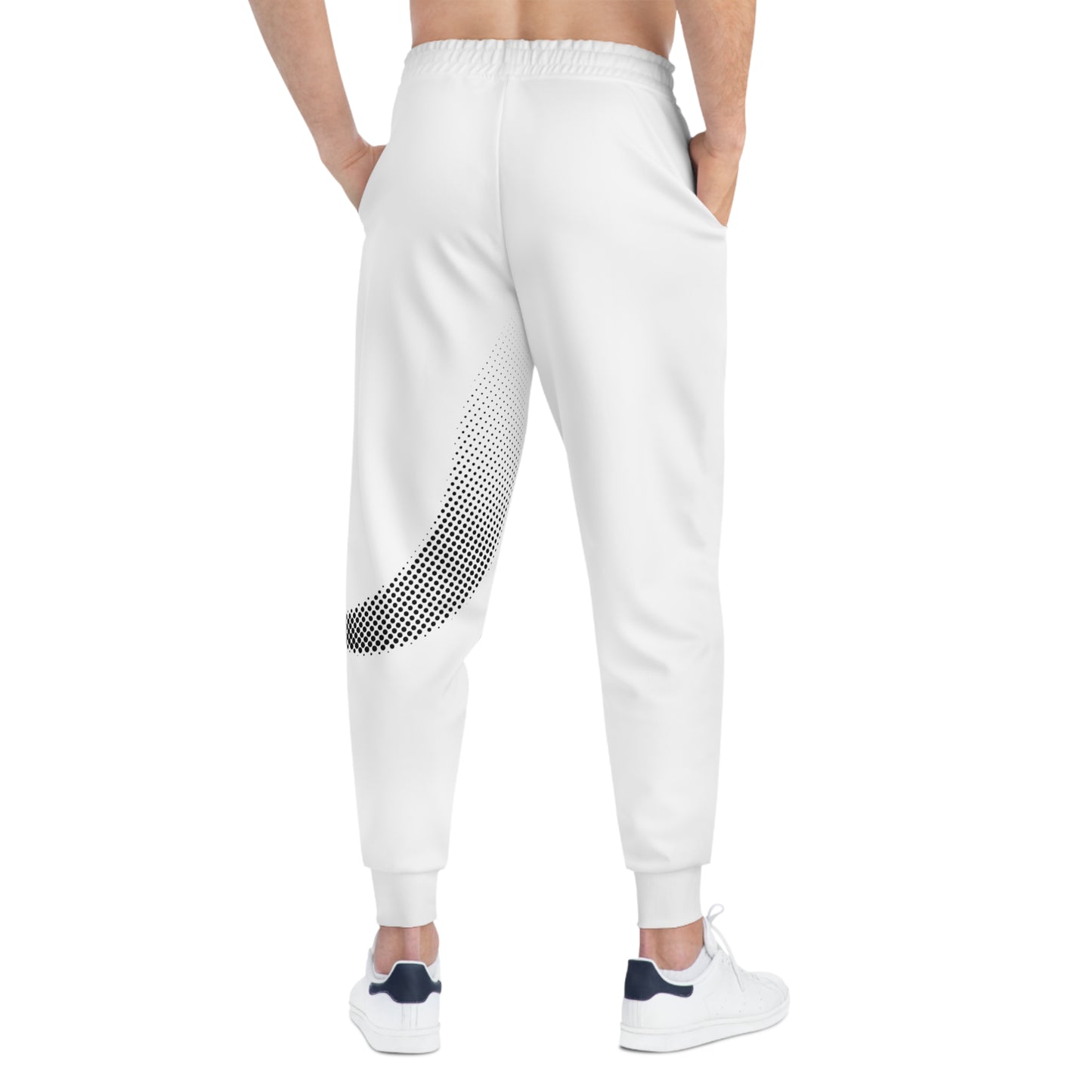 Stylish Athletic Joggers with Trendy Dotted Design - Perfect for Workouts and Casual Wear