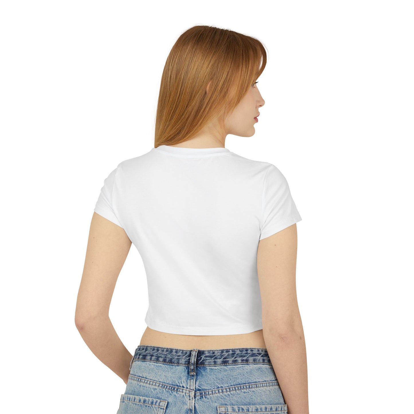 Chic Women's Baby Tee - Stylish Cropped Top for Casual Chic Outfits JoeFit