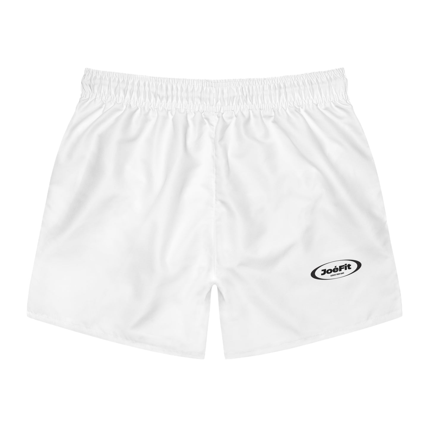 Classic White Swim Trunks for Beach & Pool Days