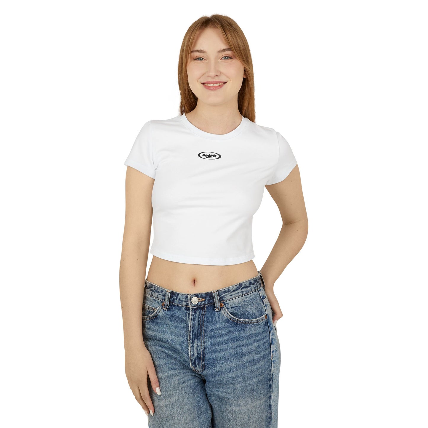 Chic Women's Baby Tee - Stylish Cropped Top for Casual Chic Outfits JoeFit