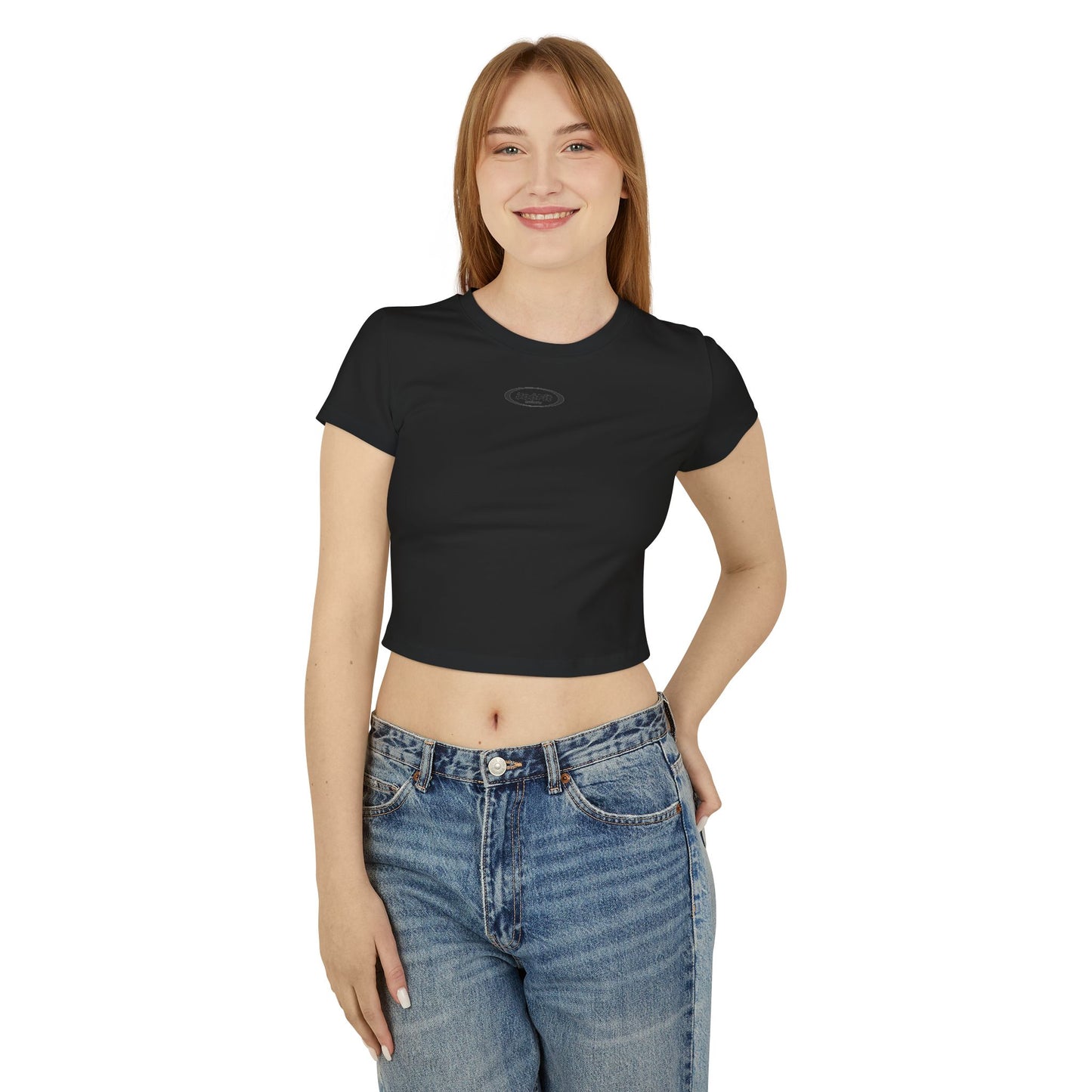 Chic Women's Baby Tee - Stylish Cropped Top for Casual Chic Outfits JoeFit