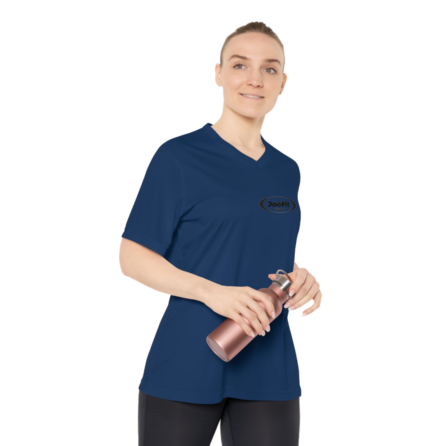 Women's Performance V-Neck T-Shirt - Activewear Top for Fitness & Workouts