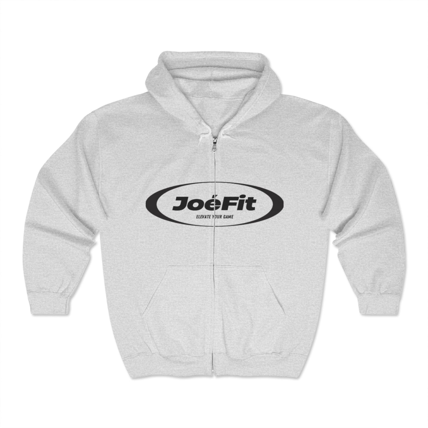 JoeFit Unisex Full Zip Hooded Sweatshirt - Elevate Your Game, Comfortable and Stylish