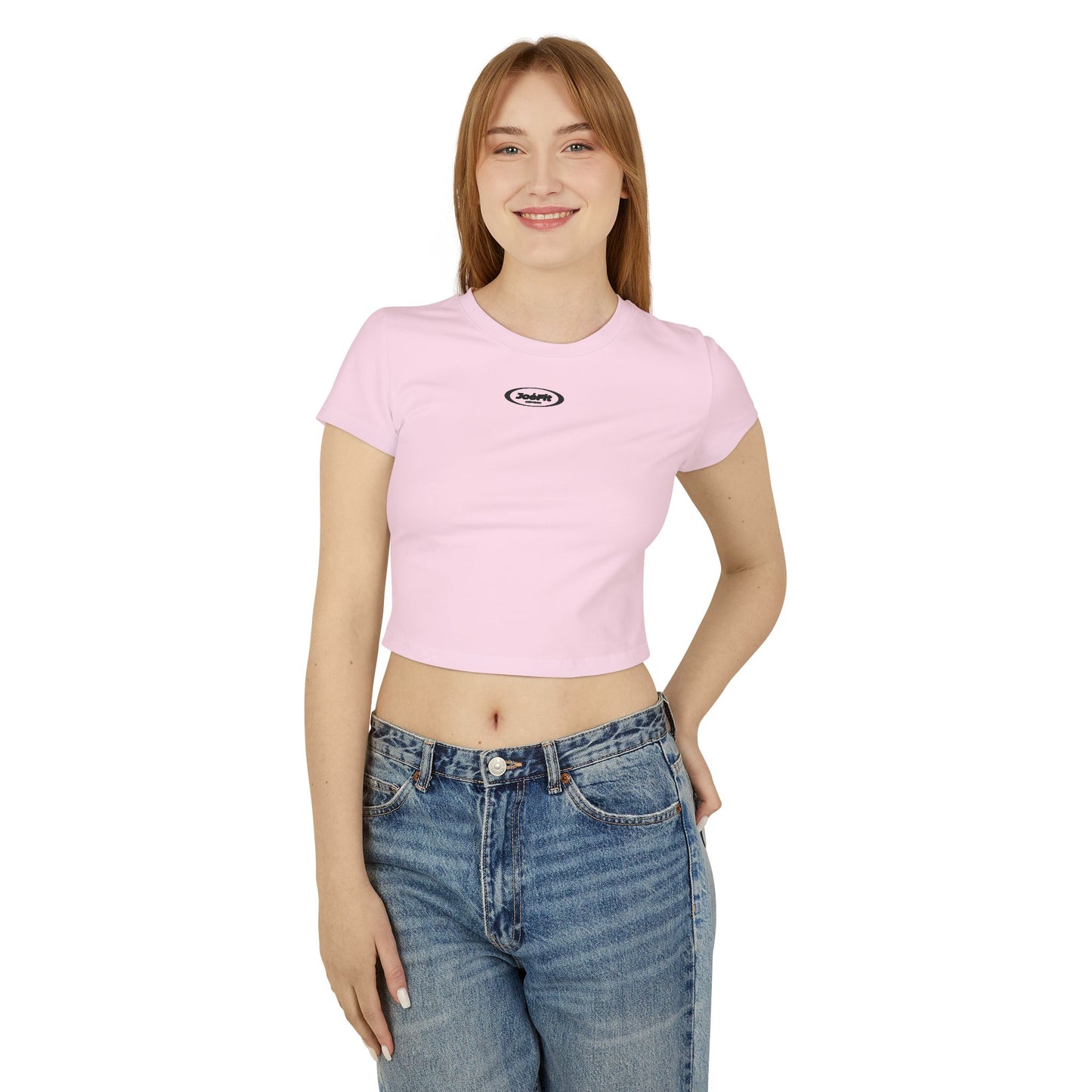 Chic Women's Baby Tee - Stylish Cropped Top for Casual Chic Outfits JoeFit