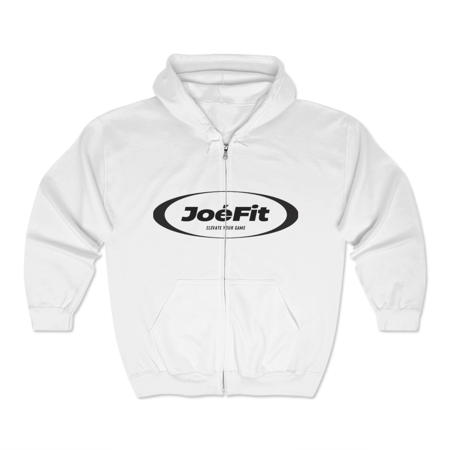 JoeFit Unisex Full Zip Hooded Sweatshirt - Elevate Your Game, Comfortable and Stylish