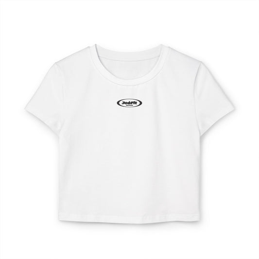 Chic Women's Baby Tee - Stylish Cropped Top for Casual Chic Outfits JoeFit