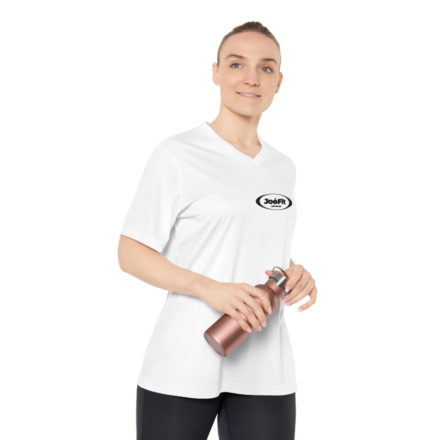 Women's Performance V-Neck T-Shirt - Activewear Top for Fitness & Workouts